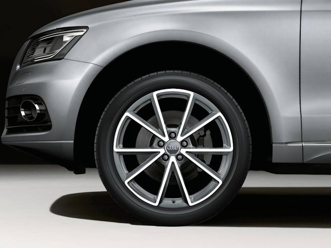 5-eget V-design, titaniumoptik (8,5J x 20"), Audi Sport